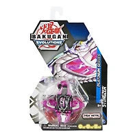 Bakugan Evolutions, Stingzer (Black), Platinum Series True Metal Bakugan, 2 BakuCores and Character Card