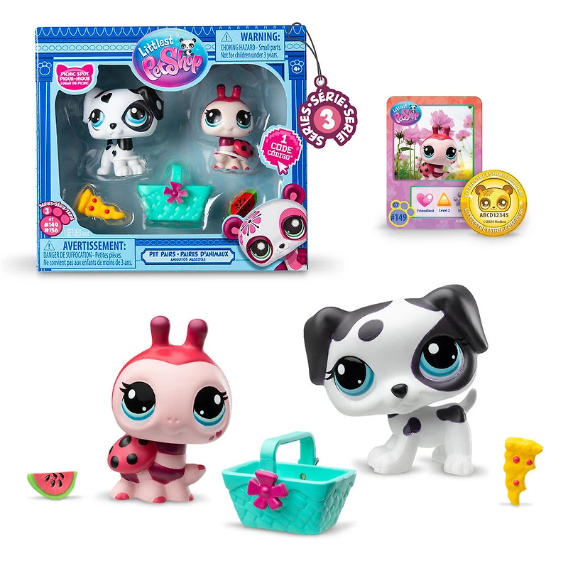 Littlest Pet Shop - Pet Pairs 2-Pack Asst Série 3