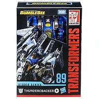 Transformers Studio Series 89, figurine Thundercracker classe Voyageur du film Transformers : Bumblebee, 16,5 cm