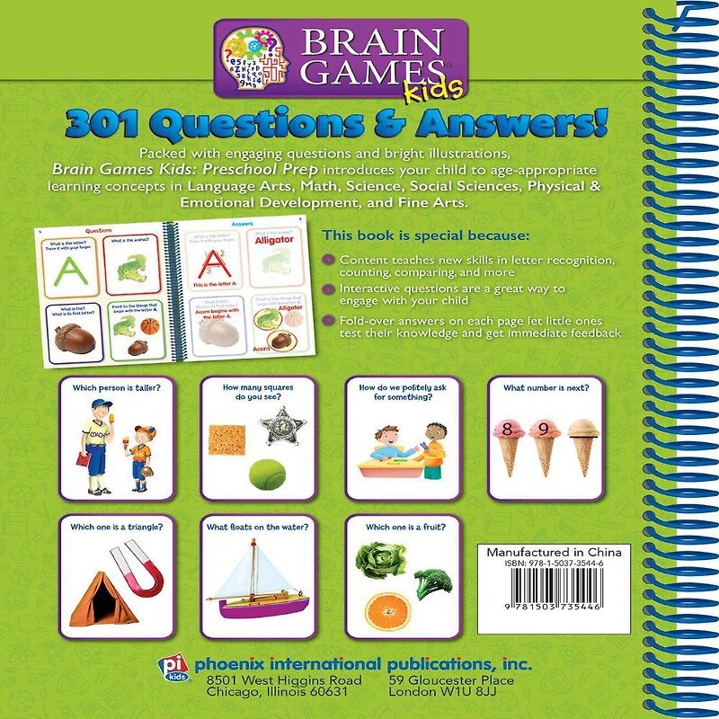 Brain Games préparation à la maternelle