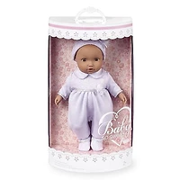 You & Me Baby So Sweet 16 inch Nursery Doll - Brunette Purple