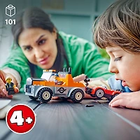 LEGO City Tow Truck and Sports Car Repair Vehicle Toy for Pretend Play, Kids Gift Idea with Truck Toy, 60435