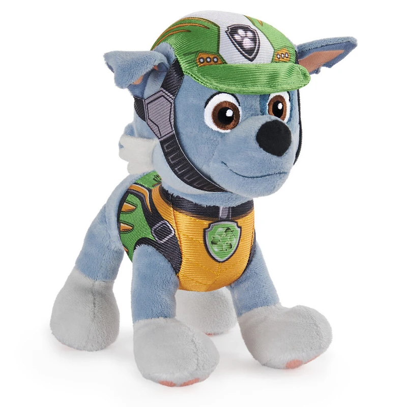 PAW Patrol, Rocky Dino Rescue, animal en peluche, 20,3 cm
