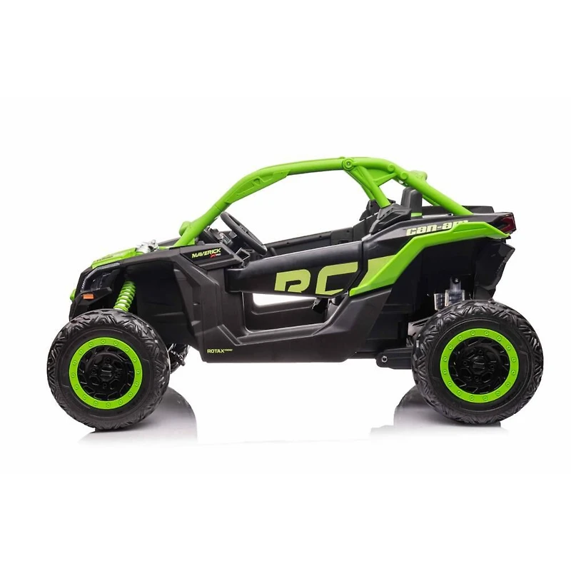 KIDSVIP Can-Am Maverick 2X24V Buggy UTV 4X4 pour enfants et tout-petits avec RC
