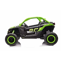 KIDSVIP Can-Am Maverick 2X24V Buggy UTV 4X4 pour enfants et tout-petits avec RC