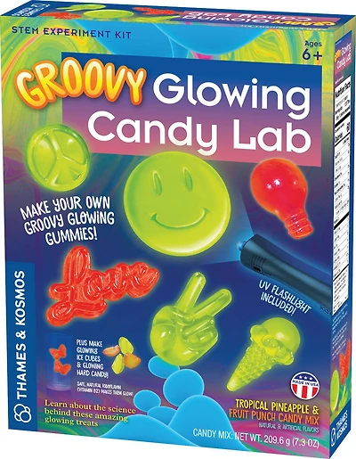 Thames & Kosmos Groovy Glowing Candy Lab - Édition anglaise