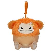 Squishmallows peluche à pince de 8,8 cm - Shasta le bigfoot orange pâle