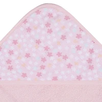 Koala Baby - Pink Narwhal Woven Hooded Towel - 2 Pack