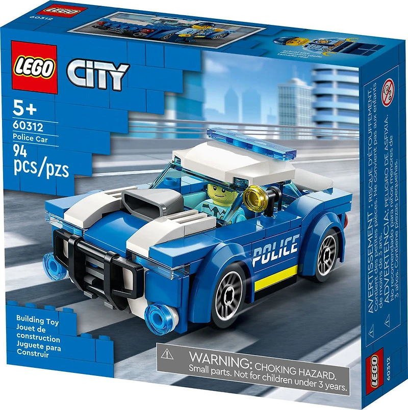 LEGO City Police Car 60312 Building Kit (94 Pieces)