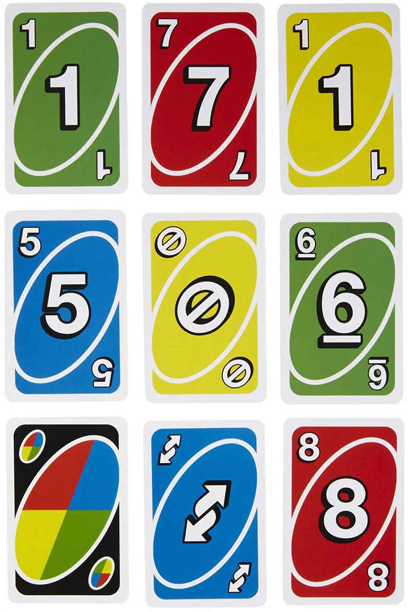 Jeu de cartes UNO, version à cadence rapide, conviviale et facile à transporter