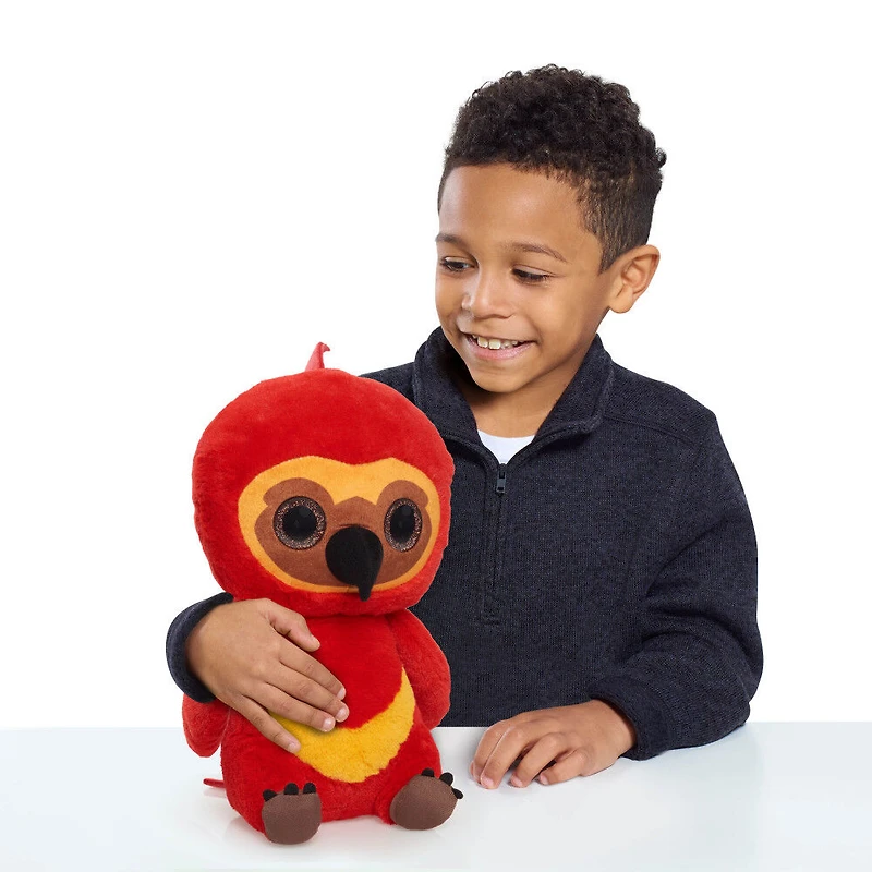 Peluche de 33 cm (13 pouces) de Fawkes de Harry Potter, Grande Peluche de Phoenix - Notre exclusivité