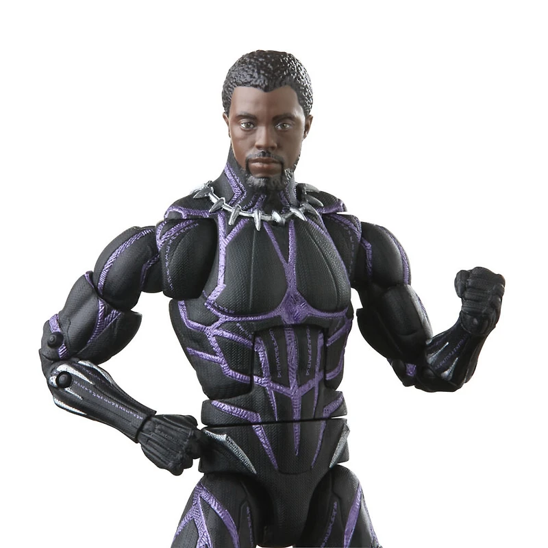 Marvel Legends Series Black Panther Legacy Collection Black Panther 6-inch Action Figure Collectible Toy, 3 Accessories