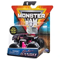 Monster Jam, Monster truck authentique Scarlet Bandit en métal moulé à l'échelle 1:64, série Danger Divas