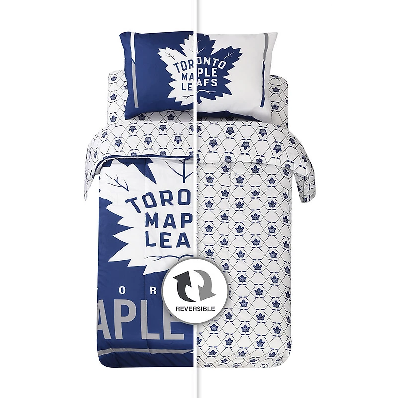 NHL Toronto Maple Leafs 4-Piece Twin Bedding Set