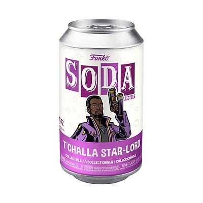 Soda: Marvel-What If-T'Challa Star Lord w/CH