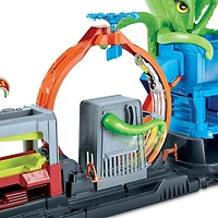 Hot Wheels City - Station de Lavage Ultime Pieuvre