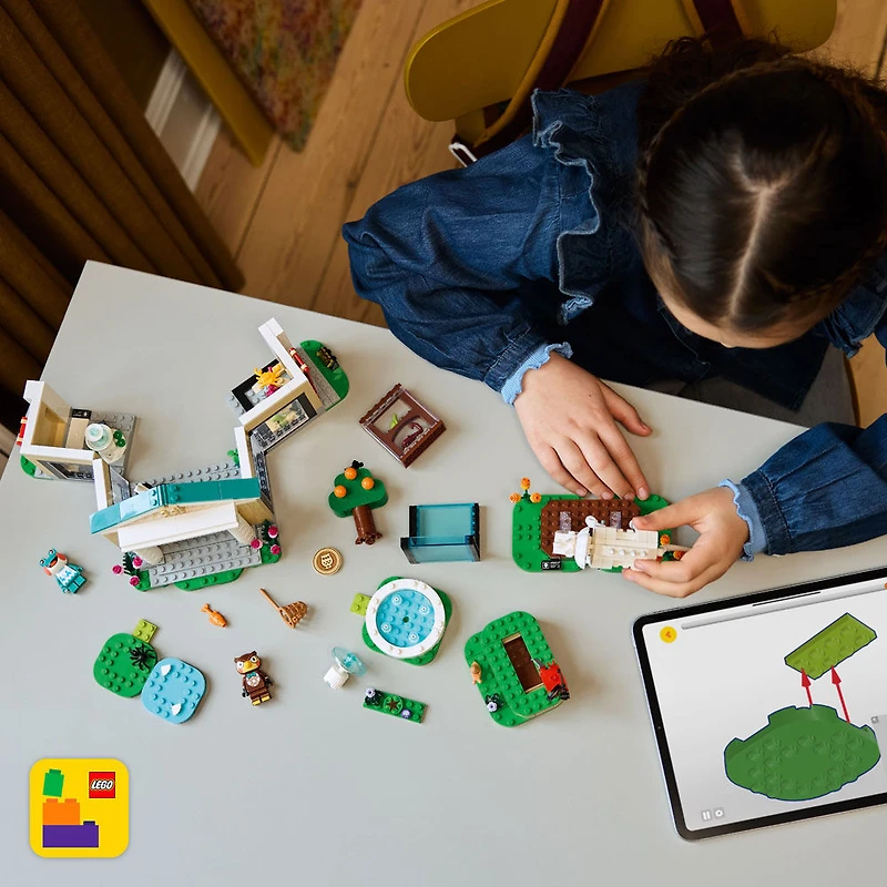LEGO Animal Crossing Les Collections du Musée de Thibou, Ensemble de Modèle, Ensemble de Construction pour les Enfants 77056
