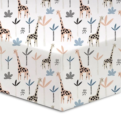 Koala Baby - 1 Pk Percale Sheet Giraffes