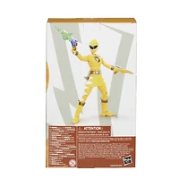 Power Rangers Lightning Collection, Dino Tonnerre Ranger Jaune, figurine articulée premium de 15 cm de collection avec accessoires