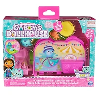 DreamWorks Gabby's Dollhouse Kitty Narwhal's Carnival Room, with Toy Figure, Surprise Toys and Dollhouse Furniture