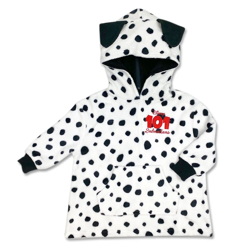 Disney Les 101 Dalmatiens unisexe pyjama à capuchon convertible en oreiller
