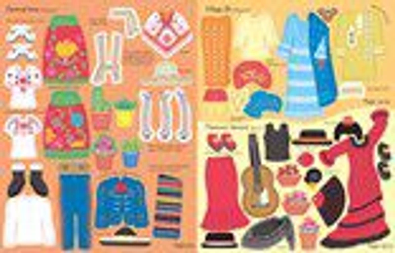 Sticker Dolly Dressing Around the World - English Edition