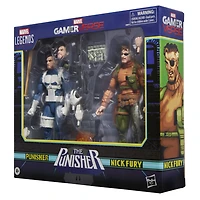Marvel Legends Series Gamerverse Punisher et Nick Fury, figurines de collection