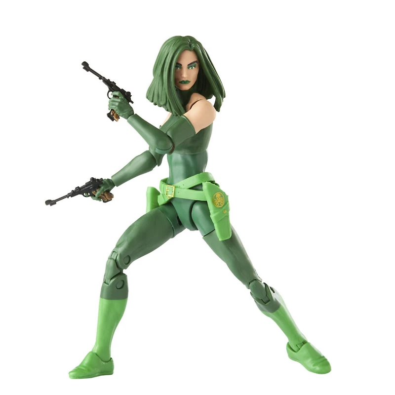 Marvel Legends Series, figurine de collection Madame Hydra de 15 cm avec 4 accessoires et 1 pièce Build-a-Figure