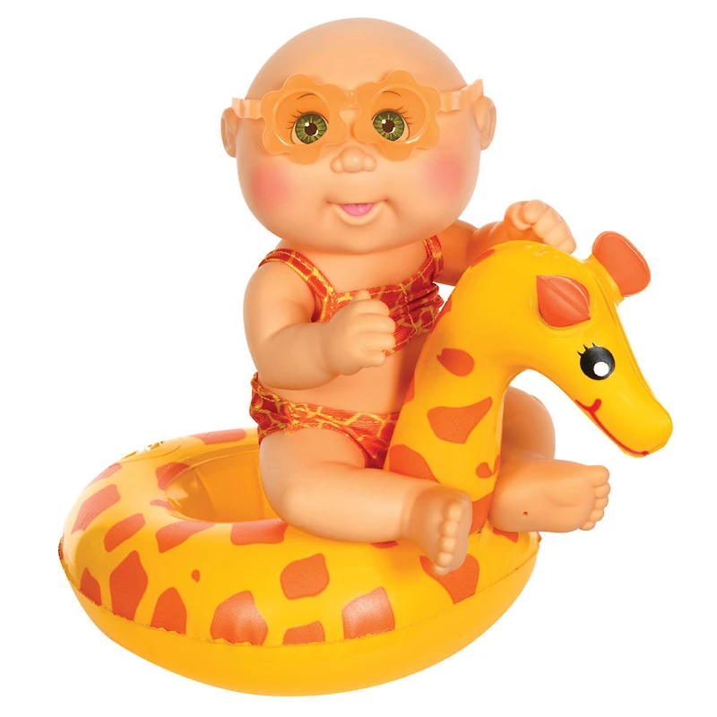 Poupée Bout d'chou Petit nouveau-né de luxe (Splash et flotte) - maillot girafe