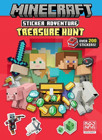 Minecraft Sticker Adventure: Treasure Hunt (Minecraft) - English Edition