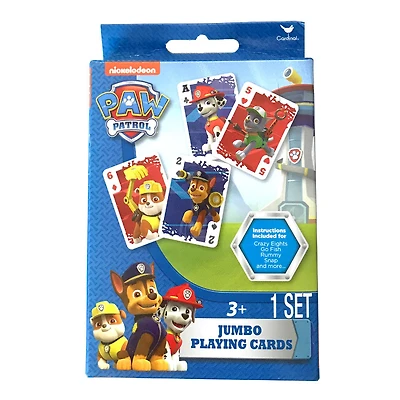 Cartes à jouer Jumbo PAW Patrol