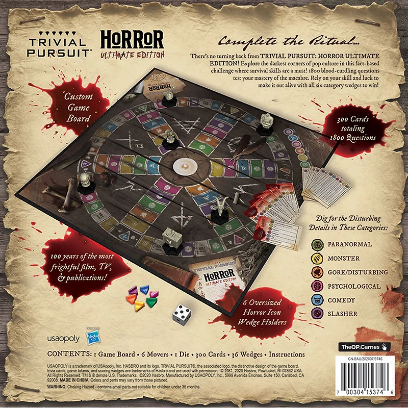 TRIVIAL PURSUIT: Horror Ultimate Edition Board Game - English Edition