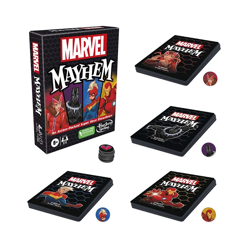 Marvel Chaos, jeu de cartes avec super-héros Marvel - Édition anglaise