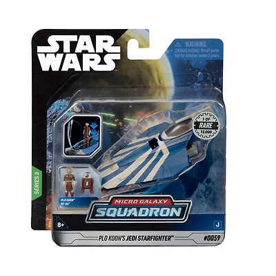 Star Wars Micro Galaxy Squadron 3" Véhicule - Plo Koon's Jedi Starfighter