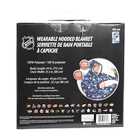 Couverture portable surdimensionnée à capuchon en sherpa des Jets de Winnipeg de la LNH taille unique