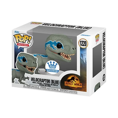 POP Movies: Velociraptor (Blue)- Jurassic World Dominion - Notre exclusivité