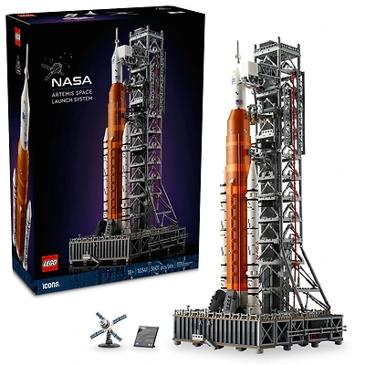 LEGO Icons NASA Artemis Space Launch System, Buildable Space Gift for Adults, DIY Project for Adults, 10341