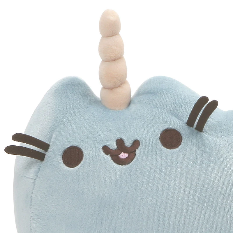 GUND, Peluche Pusheen Animaux Narval, bleue, 33 cm