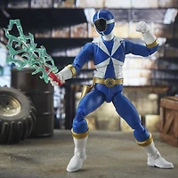 Power Rangers Lightning Collection, figurine Lightspeed Rescue Ranger Bleu premium de collection avec accessoires, 15 cm