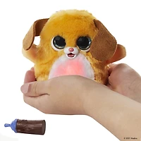 furReal Fuzzalots Puppy Color-Change Interactive Feeding Toy