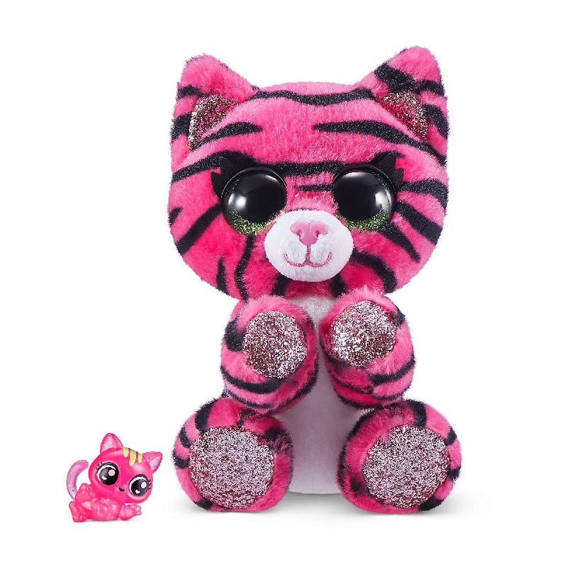 Coco Surprise Peluche néon avec cône avec surprise - 1 par commande, la couleur peut varier (Chacun vendu séparément, sélectionné au hasard)