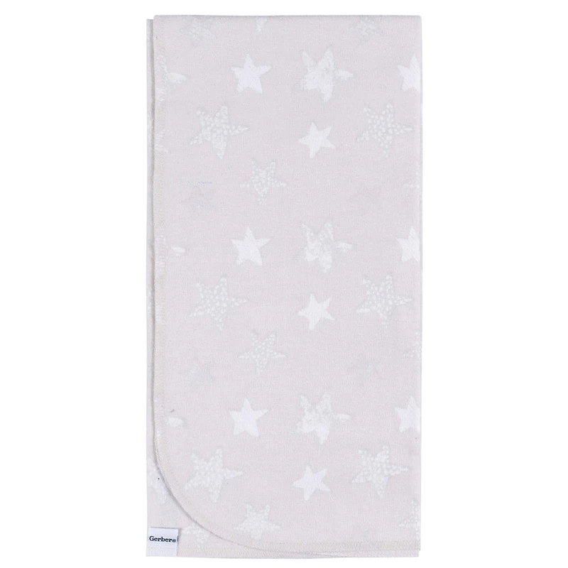 Gerber Childrenswear - 4 Pack Flannel Receiving Blanket - Celestial