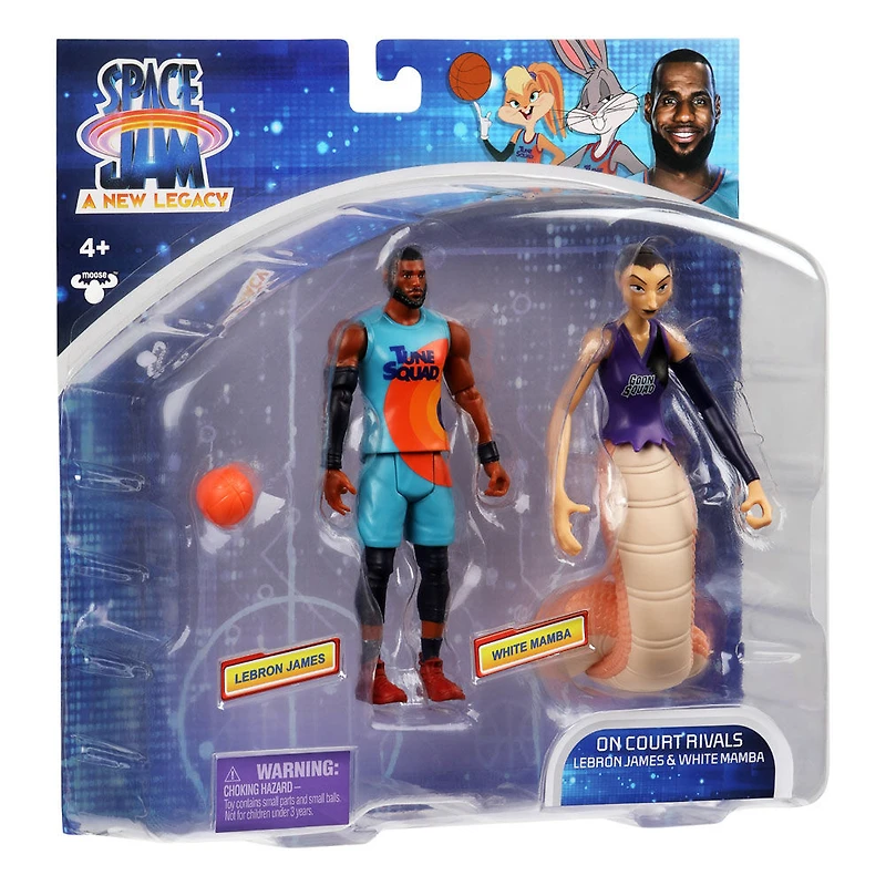 Space Jam S1 Buddy Figure 2 Pack - Lebron & White Mamba - Édition anglaise - Notre exclusivité