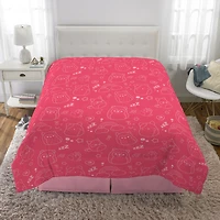 Couette réversible pour lit 2 places Squishmallows"Squeeze Together"