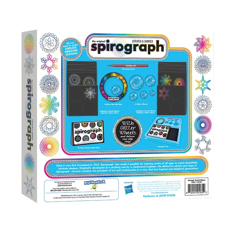 Spirograph Gratte Et Miroite - Édition anglaise