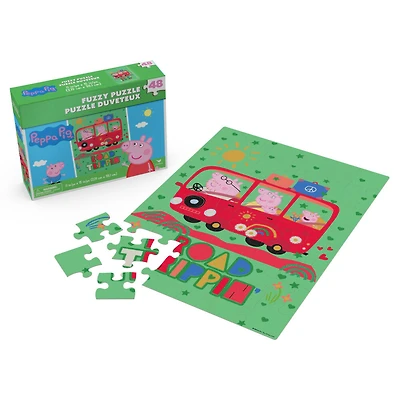 Peppa Pig 48-Piece Fuzzy Puzzle