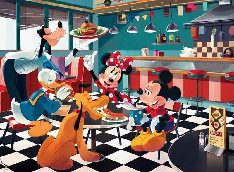 Amis de Disney-Disney Diner 200 pièces Puzzle