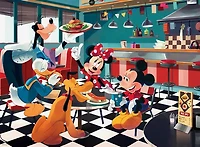 Amis de Disney-Disney Diner 200 pièces Puzzle