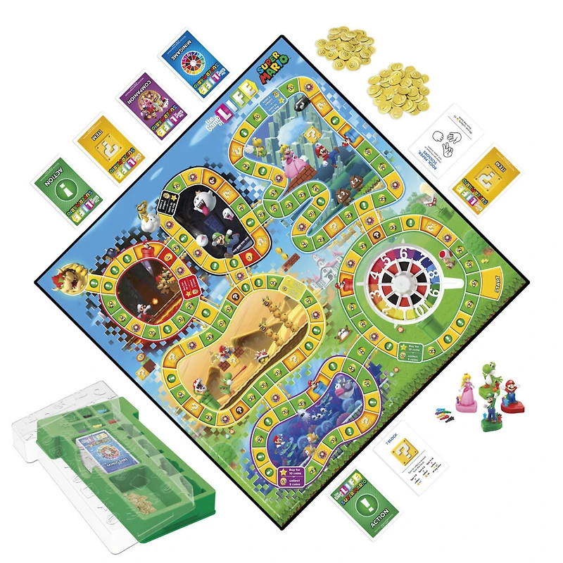 The Game of Life: Super Mario Edition Board Game - English Edition