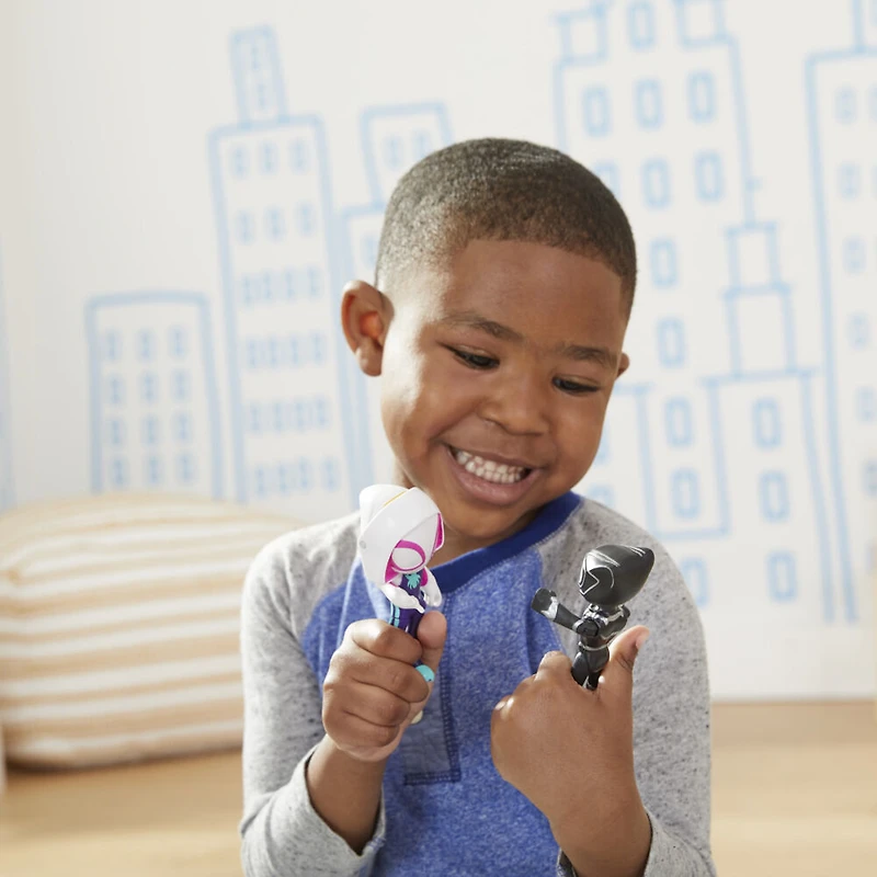 Spidey and His Amazing Friends Hero Reveal Ghost-Spider and Black Panther